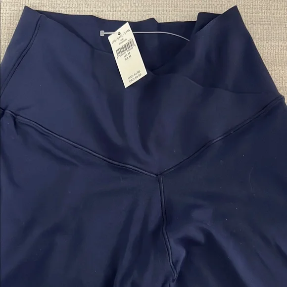 Aerie Navy Crossover High-Rise Leggings - Picture 1 of 4